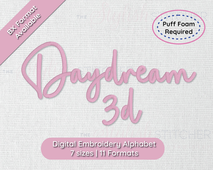 Daydream 3D Puff Title