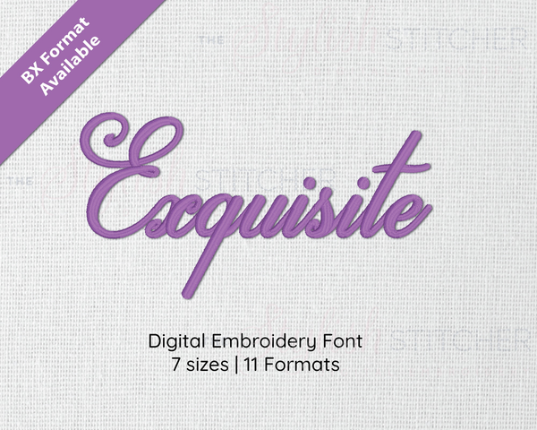 Photograph of Exquisite embroidery font