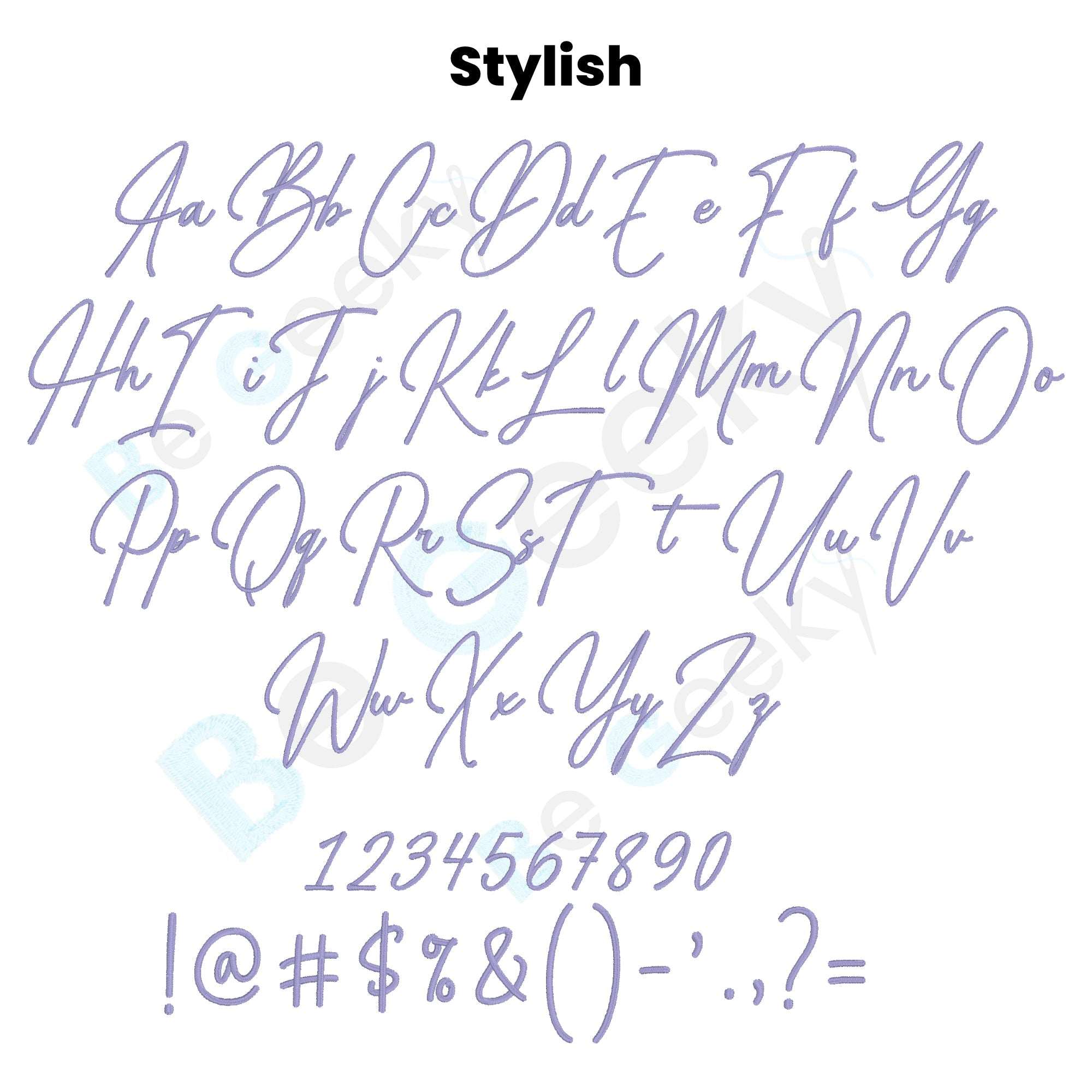 Stylish Digital Embroidery Font | Shop Quality Machine Fonts – The ...